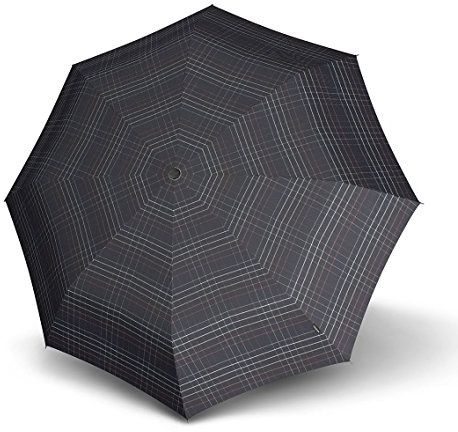 Knirps Smart & Casual Line Minimatic Light Umbrella Black Check