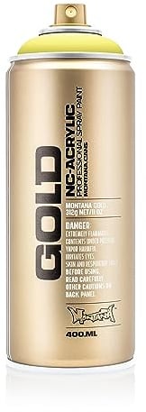 Montana Cans Montana Spray Can Gold 400 ml, Gld400-1100 Butta
