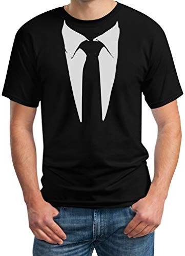 Gedruckter Anzug/Legendäre Stinson Krawatte Barney - Tuxedo Kostüm Party T-Shirt