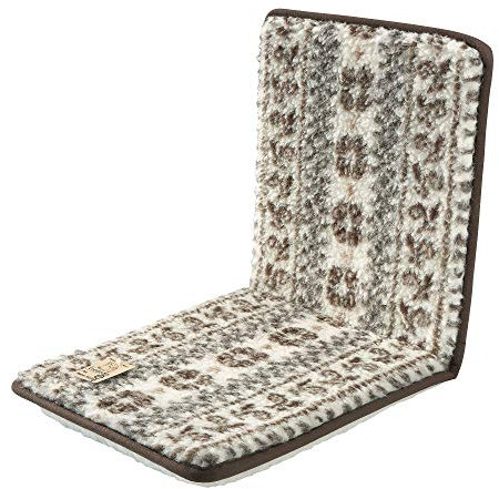 KC-Handel Doppelstuhlkissen Skandinavisch 80 x 37 cm, 100% Schurwolle i.F. mit Bandeinfassung, Malmö, Einfarbig, Indoor, Ohne Armlehne, Kissenverfügbar, Stuhlkissen