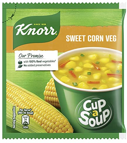 Knorr Instant Sweet Corn Cup-A-Soup 10 Gm