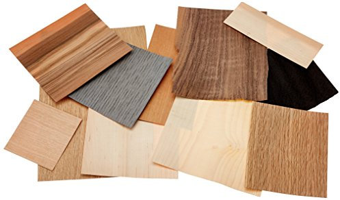 Backform Master sortiert Furnier Holz, braun, 100 g, 21 x 3 x 19 cm, Ausschnitte