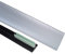Silver Laminate Door Threshold Adjustable Height/Pivots 50mm x 90cm Easyclip