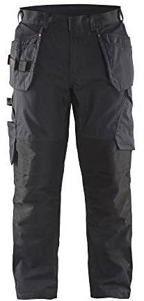 Blakläder 149613309956C48 Service Bundhose mit Nageltaschen Größe in schwarz/rot, C48