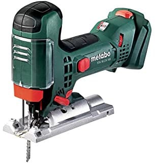 Metabo Akku Stichsäge STA 18 LTX 100 (Säge ohne Akku, Schwenkbereich - 45 / + 45°, Softgrip-Oberfläche, Sägeblattwechsel werkzeuglos, inkl. Koffer) 601002840