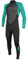 O'Neill Wetsuits Mädchen Reactor II 3/2mm Back Zip Full Wetsuit Neoprenanzug, Black/Light Aqua, 6