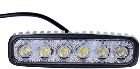 Leetop 2x18W LED Lampe Square Scheinwerfer kaltweiß Spot IP67 Arbeitsscheinwerfer (2)