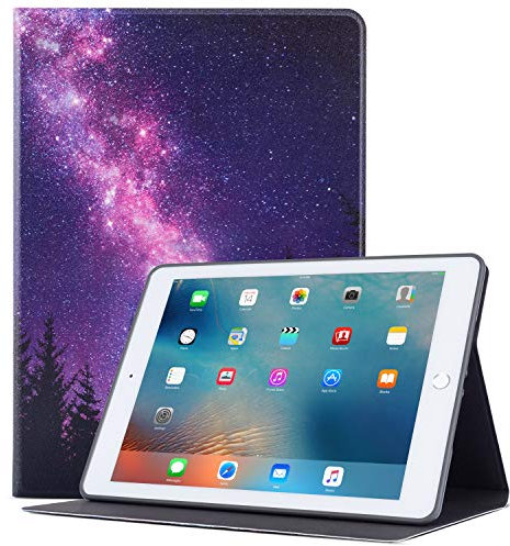 Gofupa Schutzhülle für iPad 9,7 Zoll (24,6 cm) 2018/2017 iPad Air 2, iPad Air 2, iPad Air (Galaxy Forest)