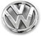 Volkswagen 5K0853601FULM Emblem vorn Kühlergrill Logo Zeichen, chrom