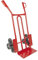 TRESTLES S01HS Rot Sackkarre | Treppensteiger | Sternräder | Stahlgestänge | pannensicheres Rad | 250 kg Tragkraft | Made in EU