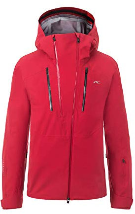 KJUS Men 7sphere II Jacket Rot, Herren Dermizax™ Windbreaker, Größe 50 - Farbe Currant Red