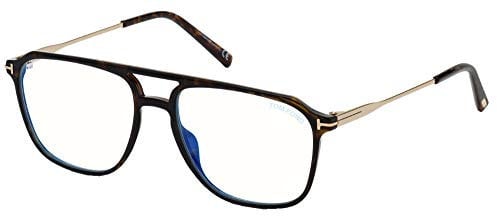 TOM FORD Unisex FT5665-B Lunettes de Soleil, Dark Havana, 54