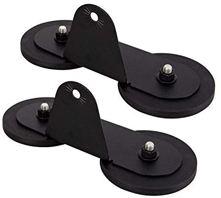 AUXTINGS 2pcs Magnetic Base LED-Lichtleiste Montagehalterungen Leistungsstarker Saugnapfhalter für die Gebogene rechte Seite der LED-Lichtleiste auf dem Haubendach