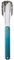 Akinod - Couverts Droits Aimantés 12H34 Mosaïque Bleue - Fourchette + Couteau + Cuillère - Couverts en Acier Inoxydable - Assemblage Aimanté - Couverts Nomades Compacts, Durables et Élégants