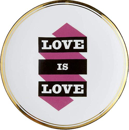 BITOSSI Home & Funky Table LA TAVOLA SCOMPOSTA, Piatto Love IS Love Ø 17 CM