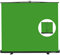 【Breiterer Stil】 RAUBAY 200x210cm Großer zusammenklappbarer Grün Hintergrund Greenscreen, tragbarer ausziehbarer Chroma-Key-Panel Fotohintergrund mit Ständer für Videokonferenzen, Fotostudio.