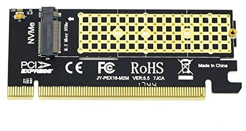 Multibao PCIe Pro M.2 NVMe SSD TO PCI-E 3.0 X16 X4 Adapter M Key Interface Card Full Speed
