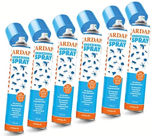 6X Ardap Ungezieferspray 750ml Ardap Care