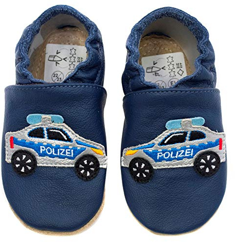 HOBEA-Germany Kitaschuhe Safestep, Kinderhausschuhe, Lederschuhe
