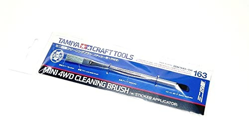 RCECHO Tamiya Model Craft Tools Mini 4WD Cleaning Brush with Sticker Applicator 74163