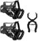 Venzo Kompatibel mit Peloton Fahrrad und Fahrrad + Pedal-Zehenclips Käfig mit kreativem Entfernungswerkzeug-Set – Indoor-Heimtrainer, Indoor-Fahrradpedal-Adapter – kompatibel mit Look Delta-Pedalen