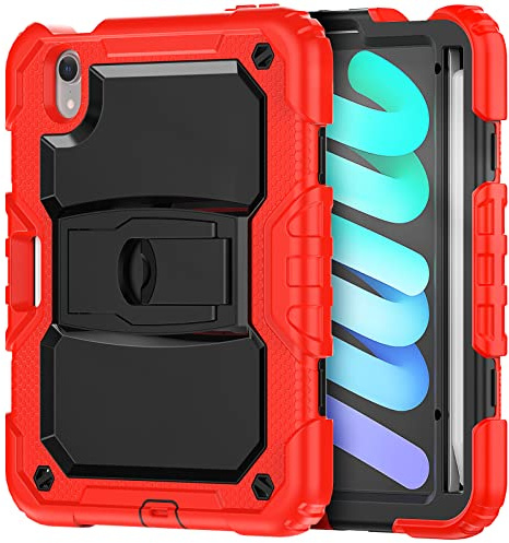 Lobwerk Hülle für Apple iPad mini 6 2021 6. Generation 8.3 Zoll Cover Etui mit Standfunktion