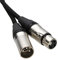 Braided XLR Microphone Patch Lead Durable Low Noise Tangle Free Cable Black 6m [6 metres]