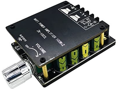 Fasizi Mini HIFI Power Amplifier Board bluetooth 5.0 High Power 100W 2.0 Dual-channel Stereo Sound Module