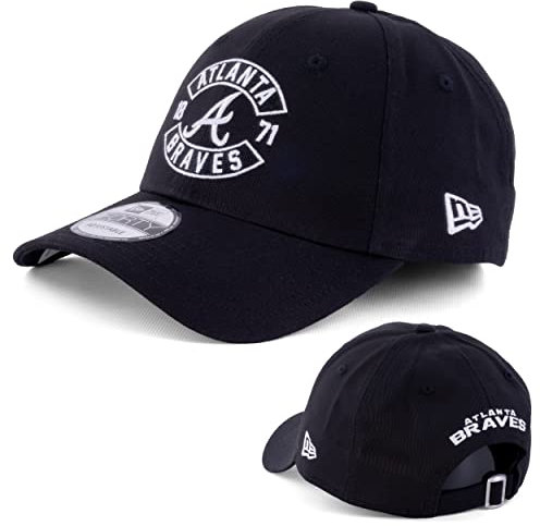 New Era Cap 9FORTY Basecap Herren MLB NBA NFL Limited Edition (Atlanta Braves Black)