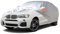 Autoabdeckung Wasserdicht Atmungsaktiv, Vollgarage Autoplane für Regen Sonne Staub Schutz, PKW Abdeckplane Wetterfest, Faltgarage für SUV Limousine und Kombi (3XL(Für Limousine 460 Bis 490 cm))
