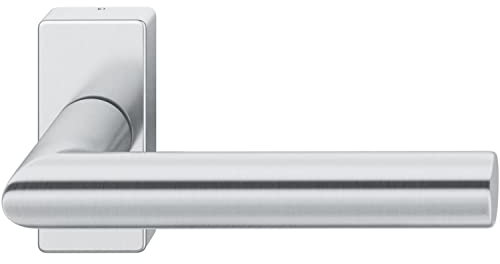 FSB Rahmentürdrücker 09 1076 Hochhaltefeder B eckige Rosette Edelstahl matt