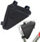 Dreieckige Fahrradtasche, Fahrradtasche Rahmen, Fahrrad Dreiecktasche Wasserdicht - Fahrrad Rahmentasche, Fahrrad Rahmentasche Rahmentaschen,Rahmentasche Fahrrad,Für Fahrrad,MTB,Rennrad (Schwarz)