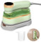 Mini Fer à Repasser, 1200W Fer à Repasser Voyage, Fer à Vapeur Portable, Rotative à 180 ° Pliable, 20s de Chauffage Rapide, Fer à Repasser pour le Sec et Humide, pour La Maison et Les Voyages, Vert