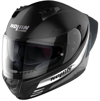 Nolan N60-6 Sport Outset Casque intégral (noir mat/blanc) Taille L (59)