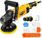 Dual Action Poliermaschine 120 bis 180mm, 6 einstellbare Geschwindigkeit 800 bis 3500 U/min, mit abnehmbarem D-Griff, Lock-Schalter und Multi-Accessoires für Auto Wachsen, Polieren