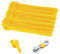 GaoBangM 100 Pcs Reusable Cable Ties, Cable Straps, Adjustable Fastening Straps for Electrical & Electronic Products, Home & Office Cable Organizer (Yellow)