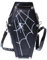 Kawaii-Story LB-6124-2 Schwarz Sarg-Form Spinnennetz Halloween Grusel Gothik Goth Damen Tasche 22x12x9cm Pu