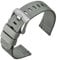 ANNEFIT Nylon Militär Uhrenarmband 22mm, Schnalle aus Edelstahl, Schnellverschluss Aatmungsaktive Armband für Herren Damen (Grau)