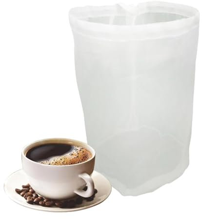 Brew Bags Fine Mesh Nylon Straining Bag Beer Mesh Filter Extra Large Wine Brew Bags Food Strainer Filter Bags Reusable Nut Bag Strainer Washable Strainer Bag for Juice, Wine, Brewing