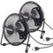 PEARL USB Lüfter: 2er-Set Mini-USB-Tischventilatoren, Vollmetall, neigbar um 360°, 2,5 W (Tisch-Ventilator, Mini-Tisch-Ventilator, Laptop)