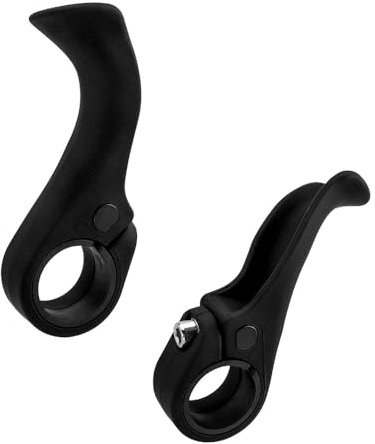 Treki 2 Stück Fahrrad Lenkerhörnchen Verstellbar Fahrrad Lenkrad Hörner Ergonomisch Fahrradhörner, Fahrradgriffe Hörnchen, Kurz Innerbarends MTB Lenkerenden für Fahrradlenker 21,4 mm-22,2mm