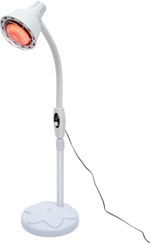 ACROSSPART 275W Infrarot Therapie Wärmelampe 360 ° Infrarotstrahler Rotlichtlampe Wärmelampe Rotlichtlampe Therapie mit Ständer Rotlichtlampe Therapie für Muskelentspannung