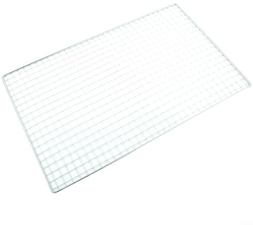 1pcs Stainless Steel BBQ Grill Mesh Grill Grate Grid Wire Rack Cooking Replacement Net Works on Charcoal Grill for Works on Pellet, Gas and Charcoal Grill(40x25cm)