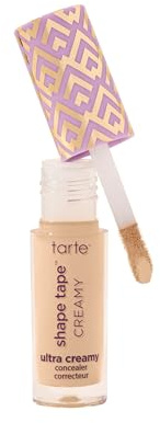 tarte shape tape creamy concealer – Full Coverage Makeup with Built-In Eye Cream, 24HR Hydrating Natural Moisturizing Matte Finish for Redness & Fine Lines, Vegan & Cruelty-Free, travel size, 22N