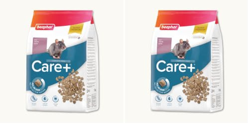 Beaphar – Care+ – Alimentation Super Premium extrudée pour Rat – Extrait de thé Vert – Proteines animales – Haute digestibilité – Participe à l’Usure Naturelle de Dents – sans sucres ajoutés – 1,5kg