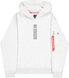 Alpha Industries Herren Alpha Puff Print Hoodie Kapuzenpullover (1er Pack)