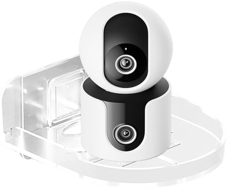 Floating Wall Mount - Baby Monitor Shelf Bracket, Sticky Camera Mount for Nursery Setup | Non-Trace Design, Installation Shelf