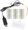 XuQiZZpp Convertisseurs d'alimentation USB 5 V vers 6 V - Éliminateurs de batterie - Remplacent 4 connecteurs 1,5 V LR20 D pour lampe torche jouet - Pas de batterie de rechange