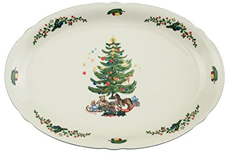 Seltmann Weiden 001.294654 Platte/Teller/Servierteller - Marieluise Weihnachten - Porzellan - Ø 35 cm
