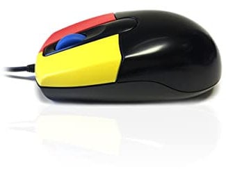 Accuratus Junior - USB Mini Antibacterial Mouse with Coloured buttons and Scroll Wheel